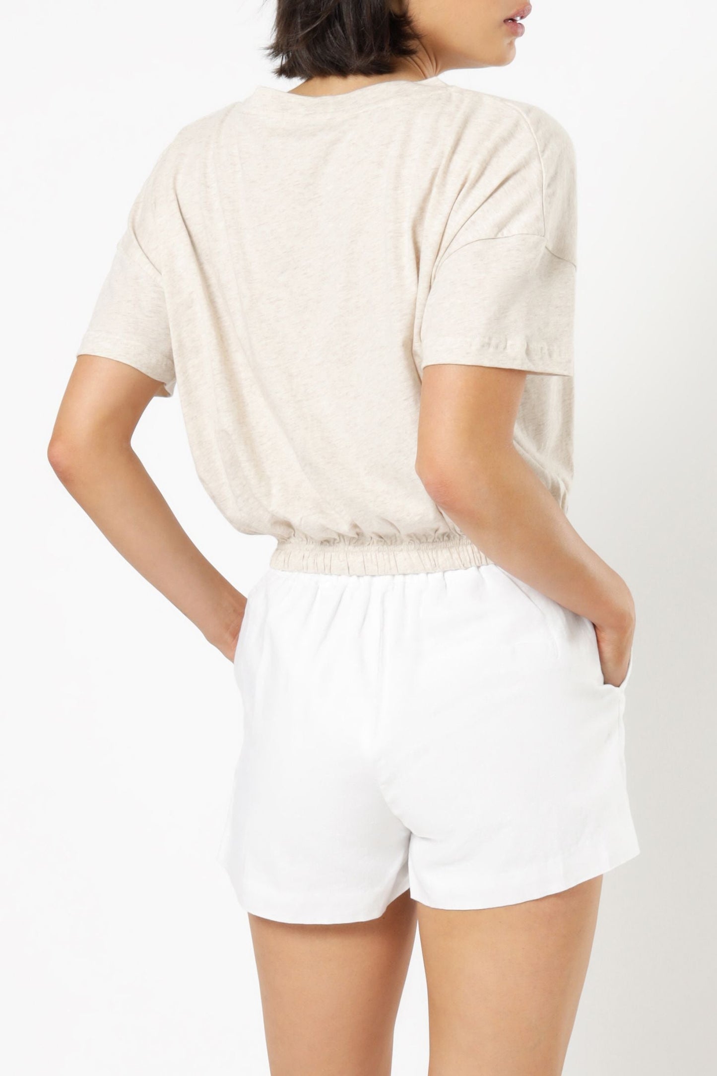 DARIA DRAWSTRING TEE