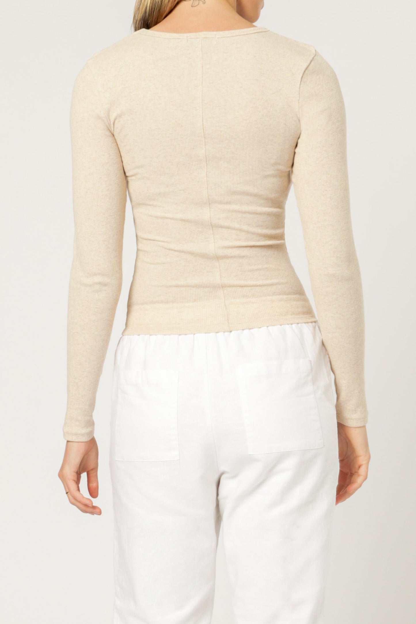 CHARLIE LS RIB TEE