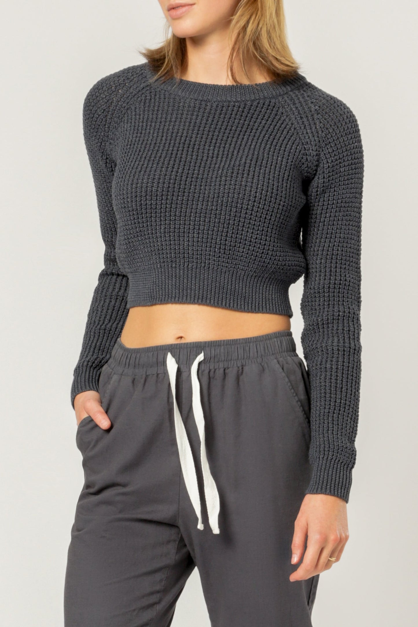 CANDICE WAFFLE KNIT