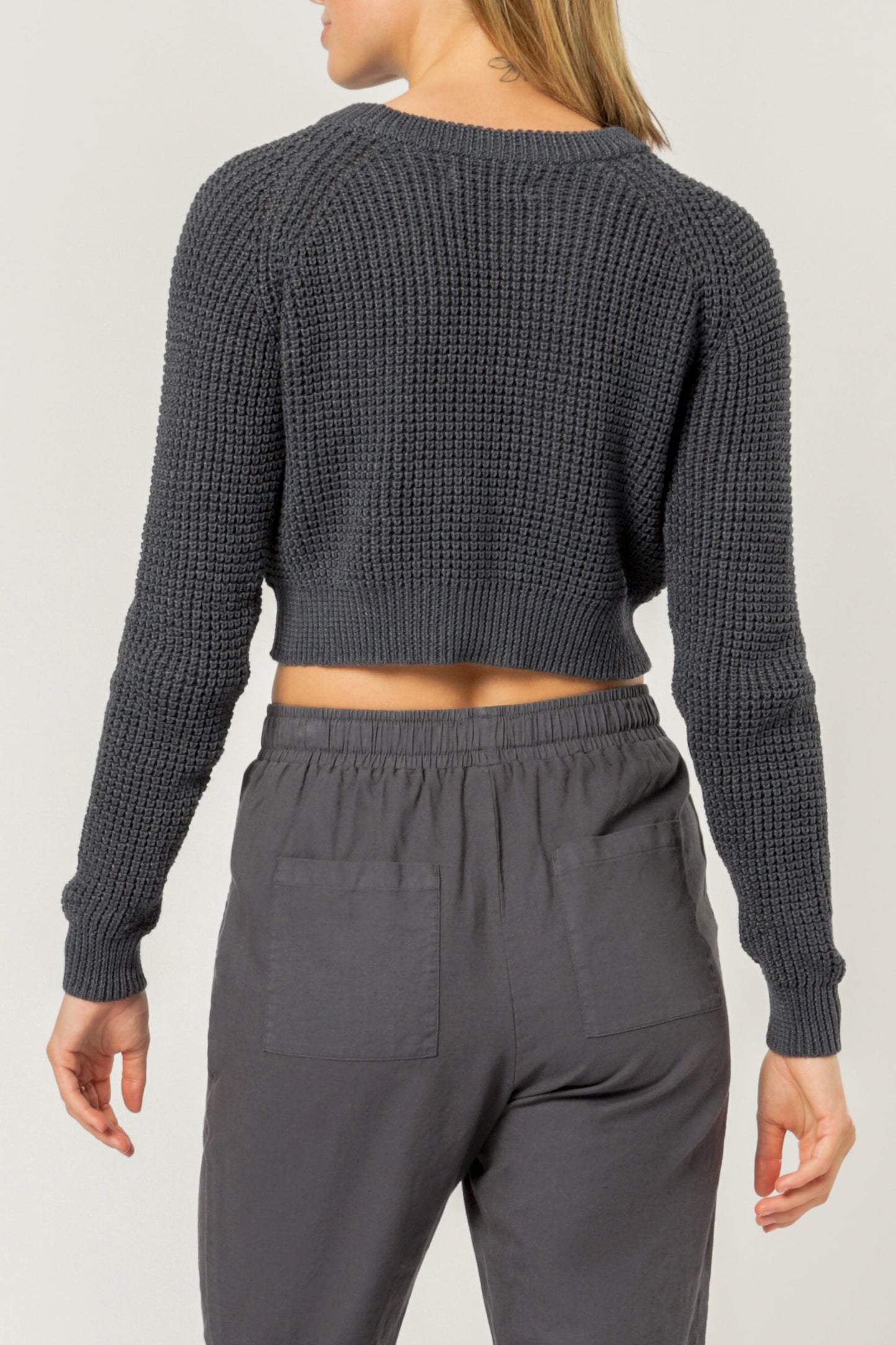 CANDICE WAFFLE KNIT