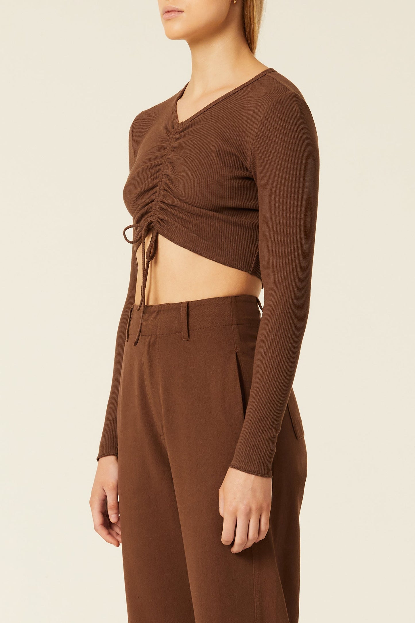 LANE DRAWSTRING TEE