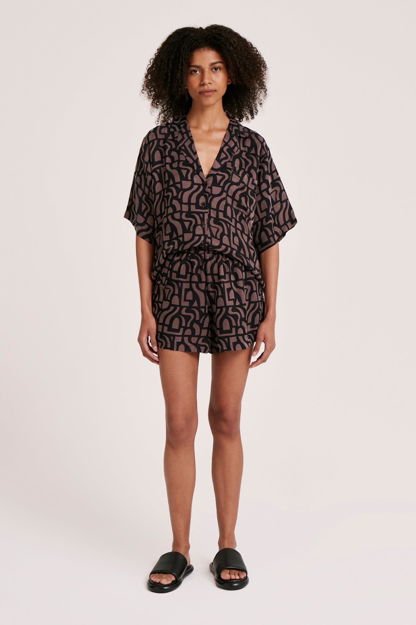 YVES CUPRO SHORT