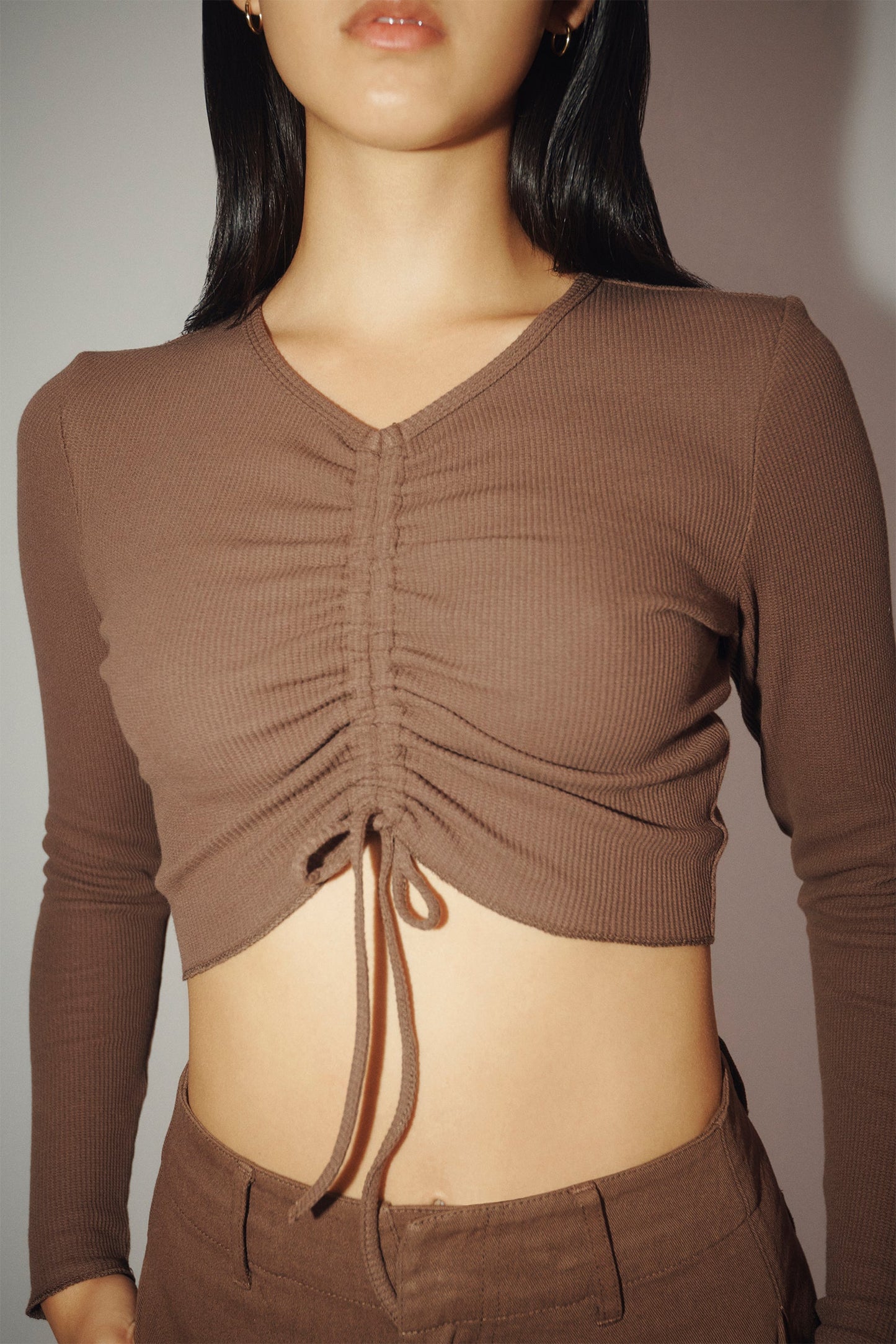 LANE DRAWSTRING TEE
