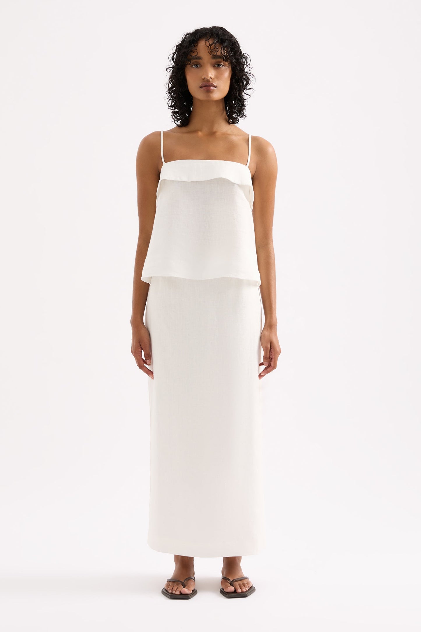 SADIE LINEN MAXI SKIRT