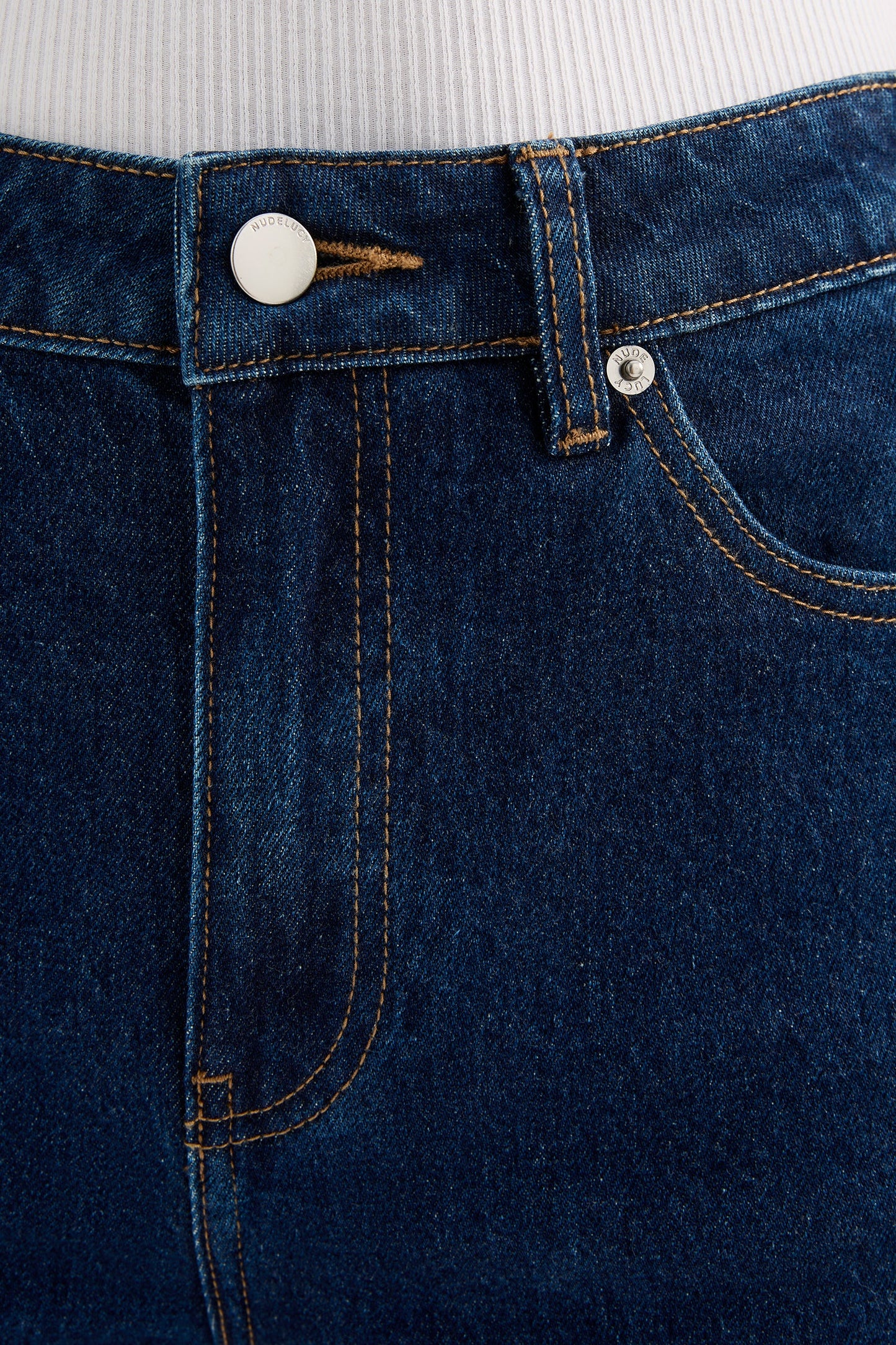 ORGANIC STRETCH WIDE LEG JEAN