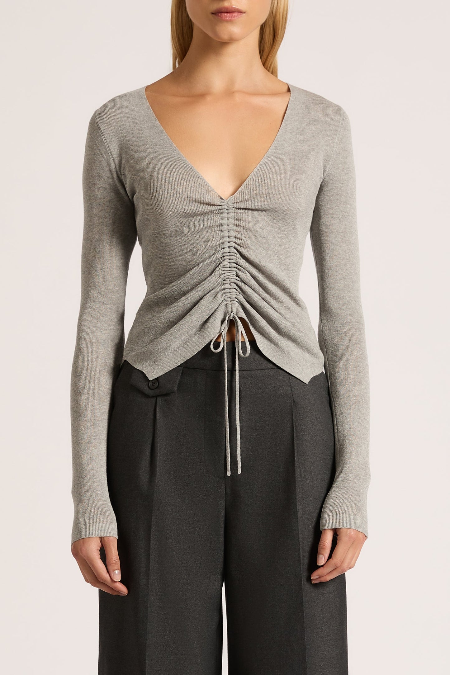 AVRIL LS KNIT TOP