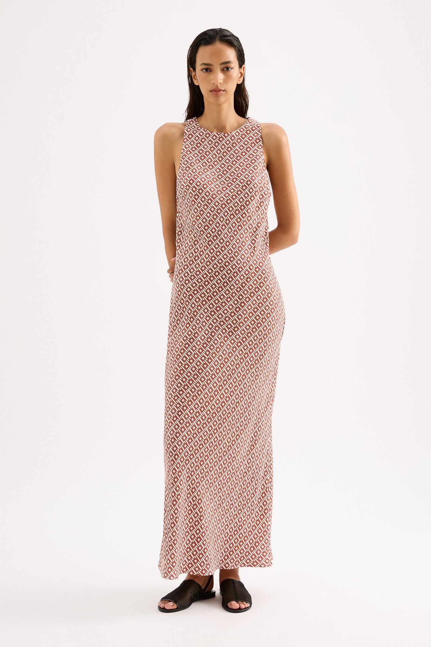 JASPER CUPRO MAXI DRESS