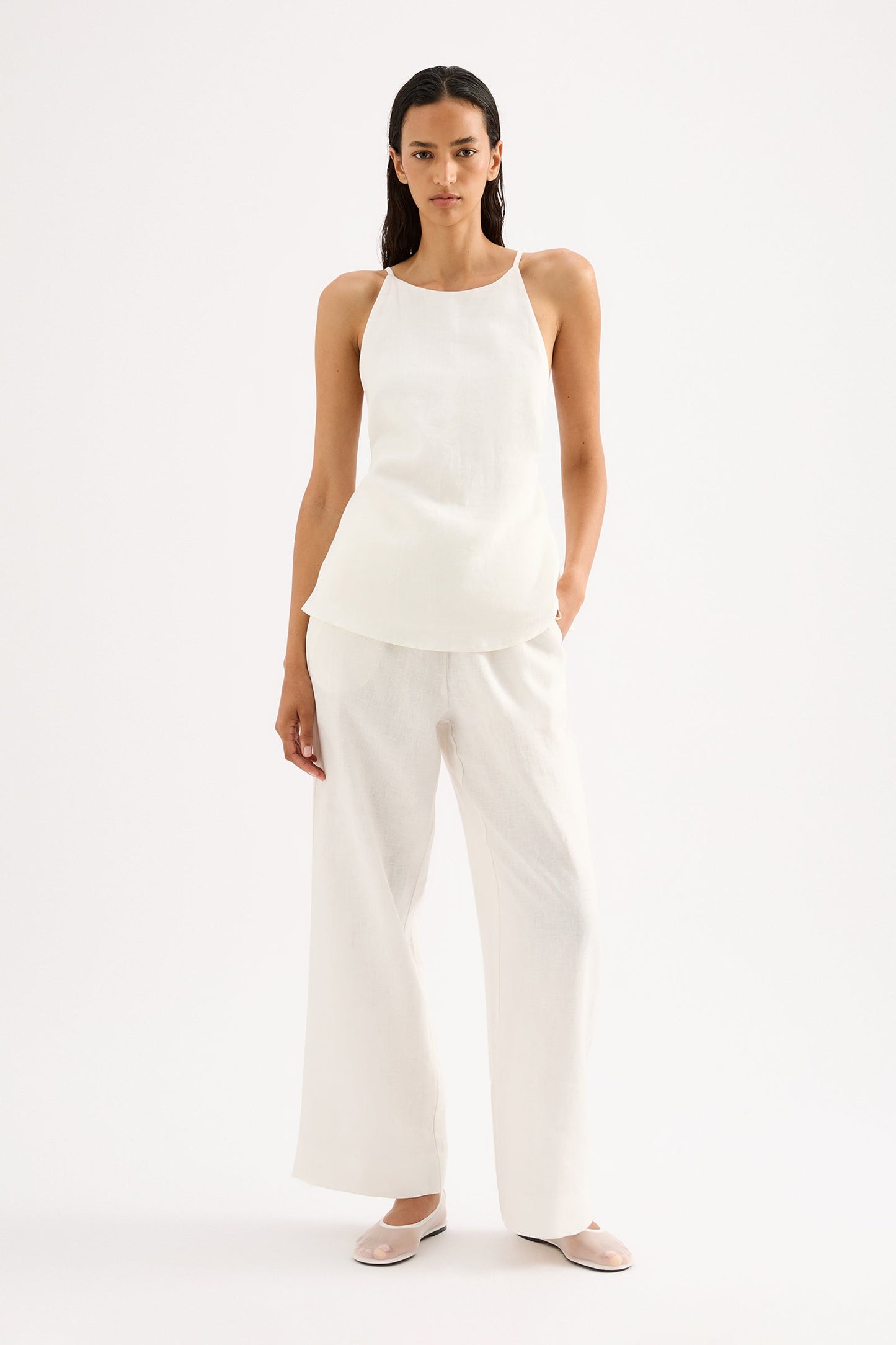 ZIBA LINEN TOP