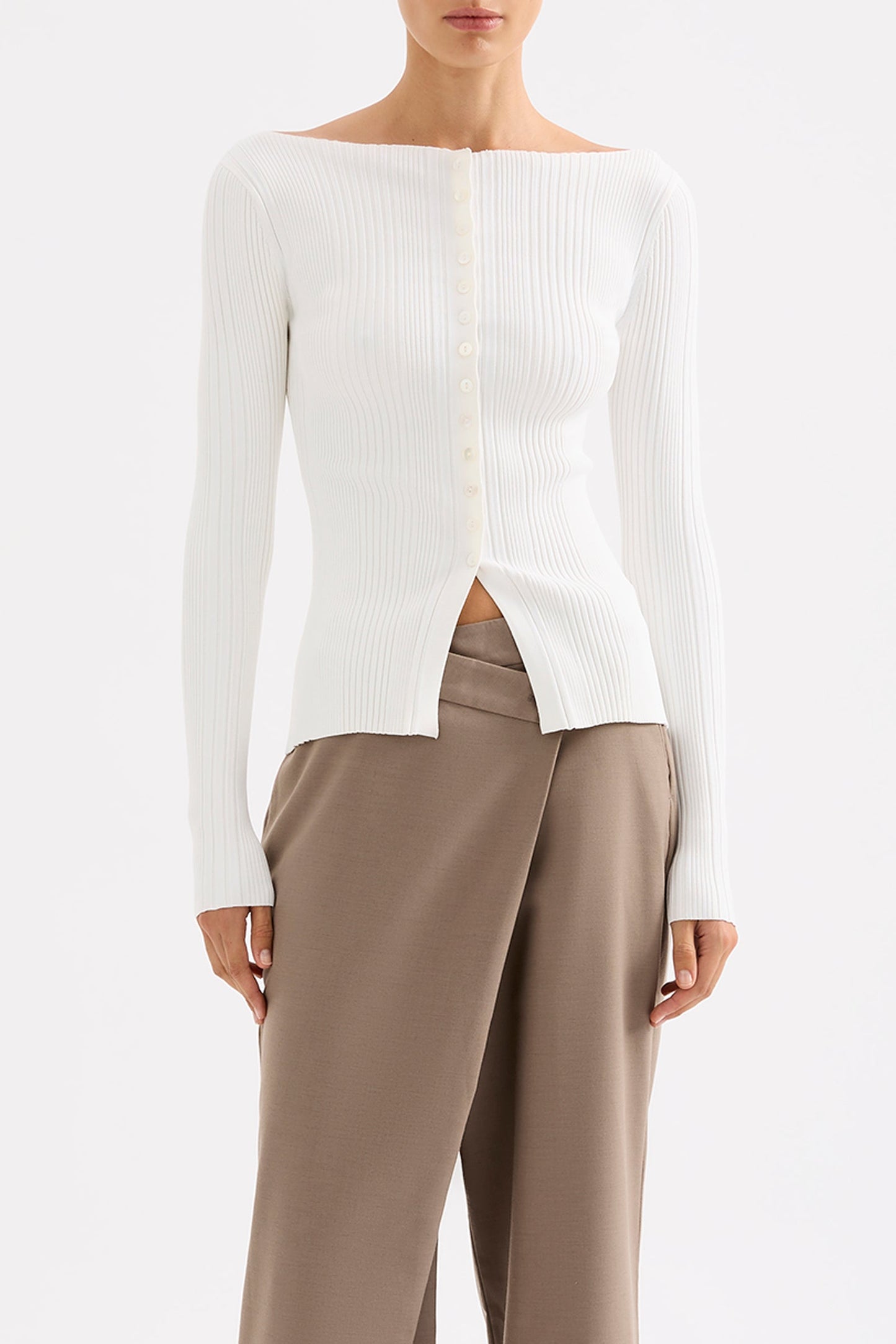 AYLIN KNIT LS TOP
