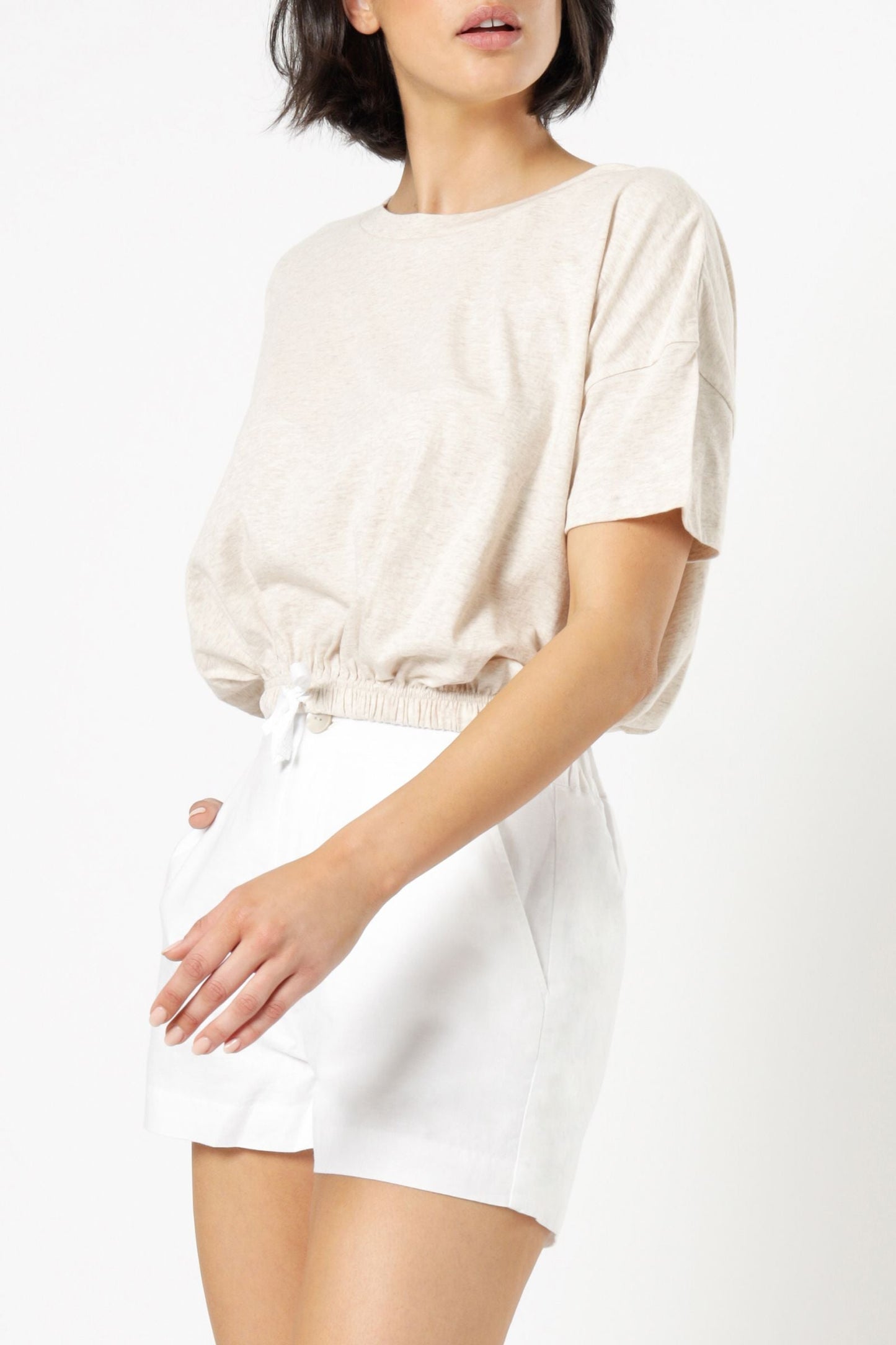 DARIA DRAWSTRING TEE