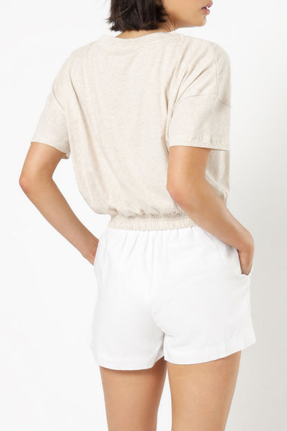 DARIA DRAWSTRING TEE