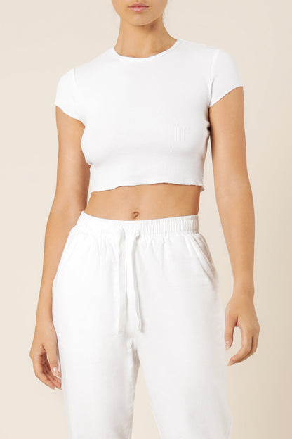 CAMERON BASIC WAFFLE TEE