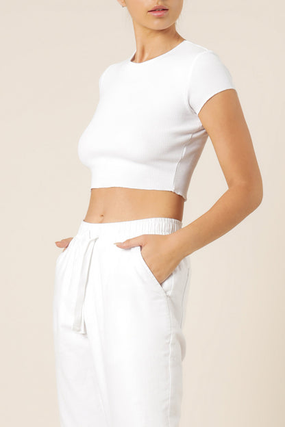 CAMERON BASIC WAFFLE TEE