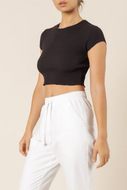 CAMERON BASIC WAFFLE TEE