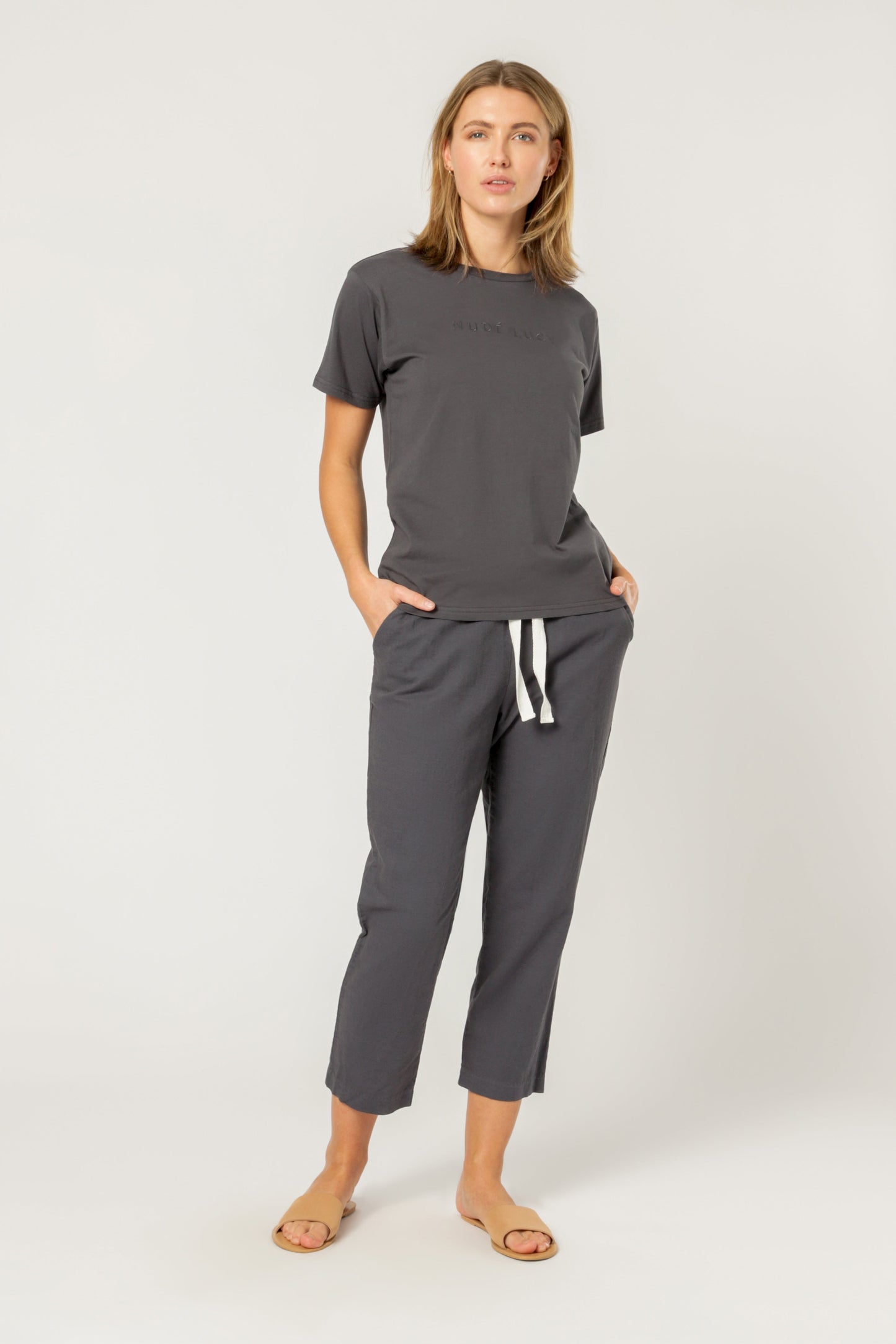 NUDE LUCY SLOGAN TEE