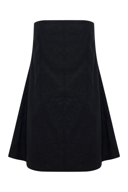 ELYSE LINEN MINI DRESS