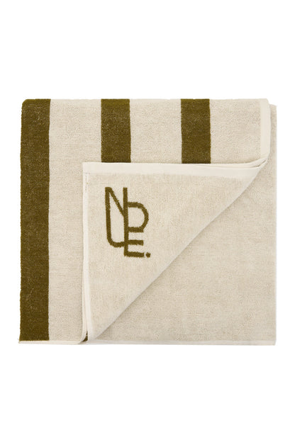 NUDE EMBLEM STRIPE TOWEL