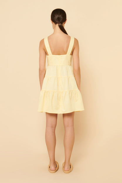 BREA LINEN MINI DRESS