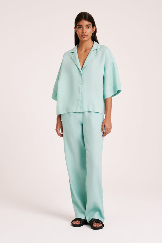 LOUNGE LINEN SHIRT