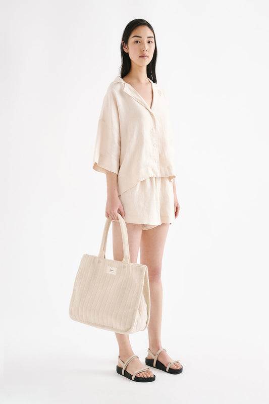 TERRY SHOPPER TOTE