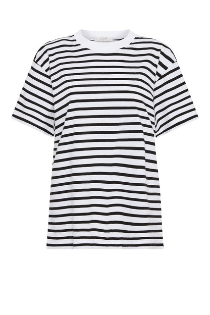 ORGANIC STRIPE BOYFRIEND TEE