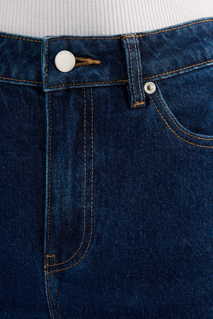 ORGANIC STRETCH WIDE LEG JEAN