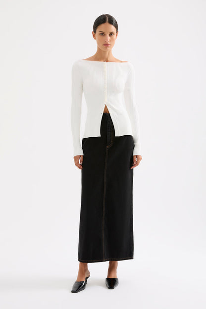 INAYA DENIM SKIRT
