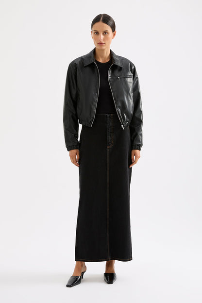 INAYA DENIM SKIRT