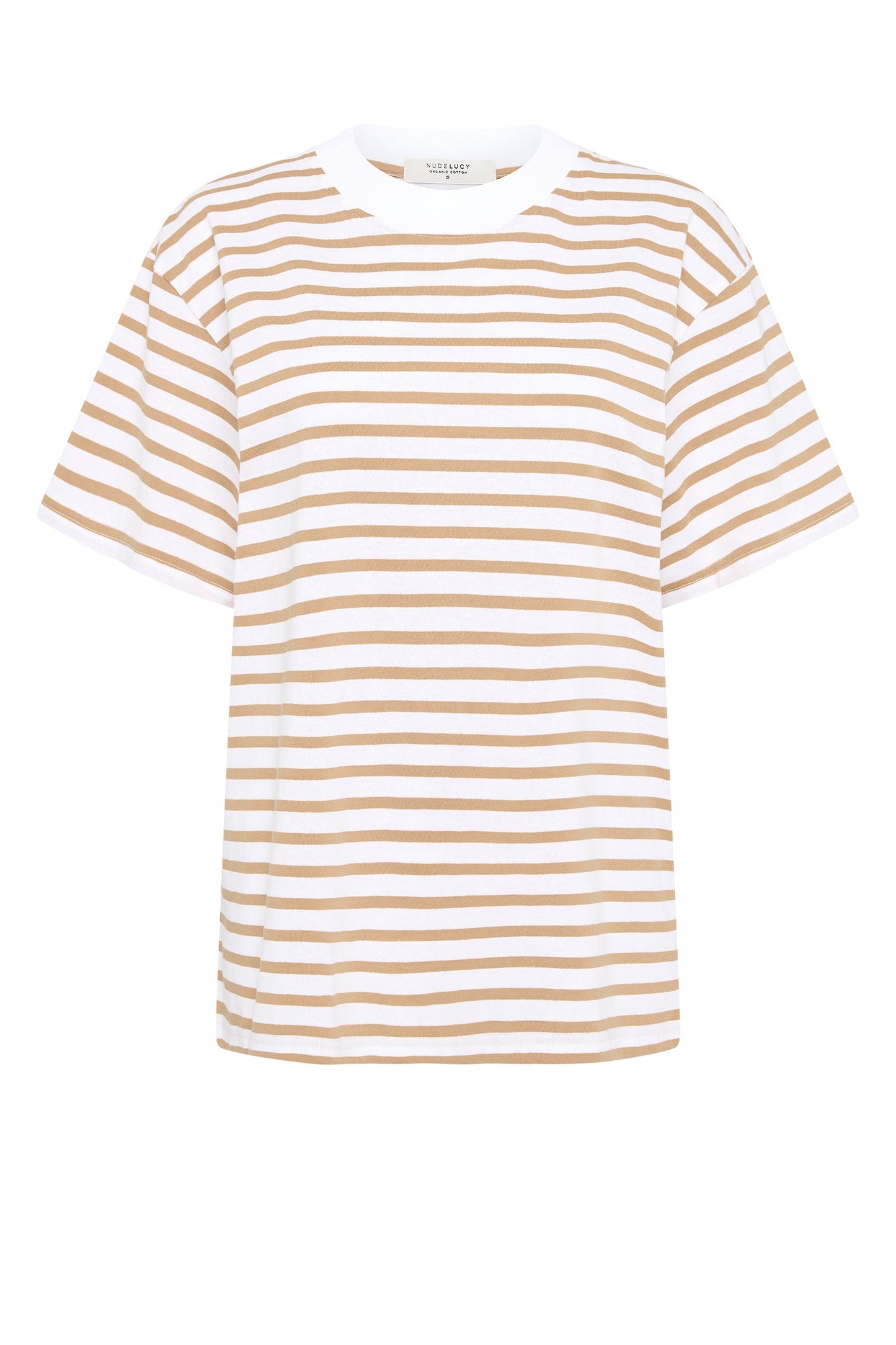 ORGANIC STRIPE BOYFRIEND TEE