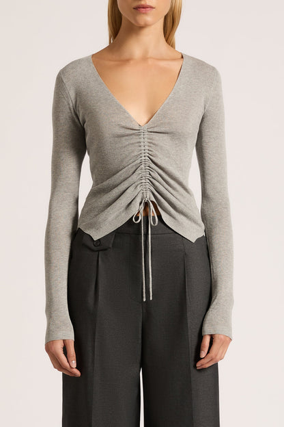 AVRIL LS KNIT TOP