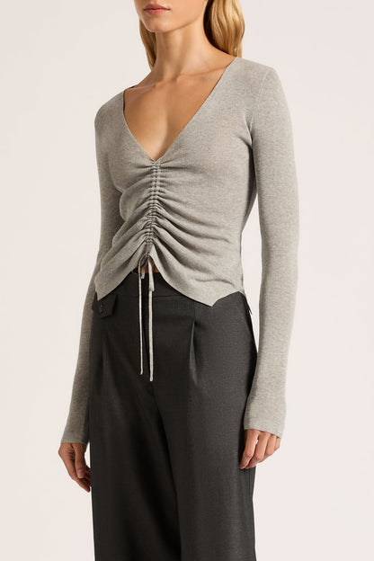 AVRIL LS KNIT TOP