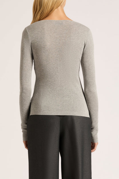 AVRIL LS KNIT TOP
