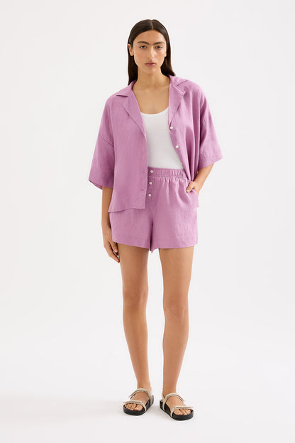 LOUNGE LINEN SHORT