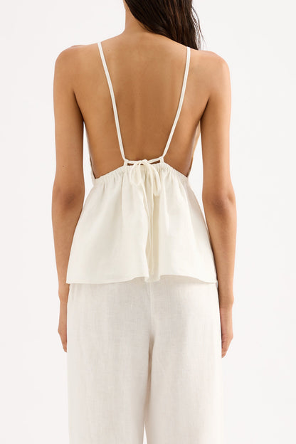 ZIBA LINEN TOP