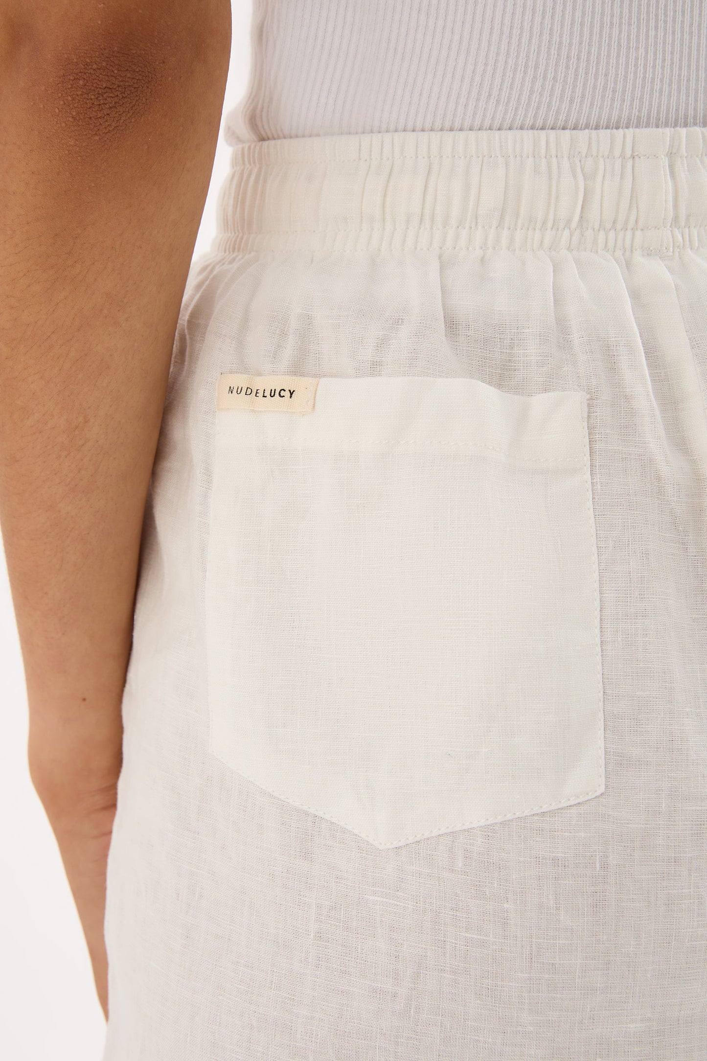 LOUNGE LINEN SKIRT