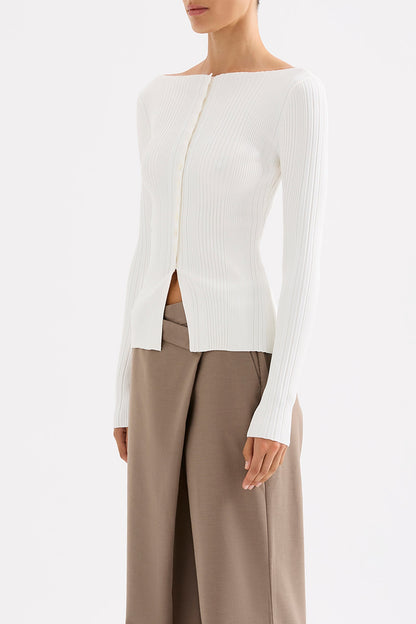 AYLIN KNIT LS TOP
