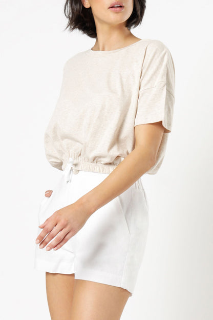 DARIA DRAWSTRING TEE